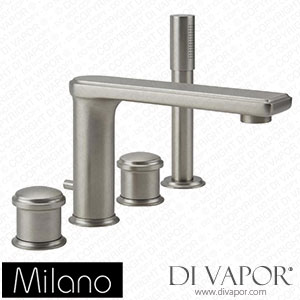 Milano BT0039N Ashurst 4 Hole Modern Deck Mounted Bath Shower Mixer Tap Brushed Nickel Spare Parts