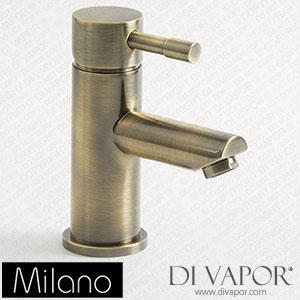 Milano BT0041ABN Monet Modern Mono Basin Mixer Tap Antique Brass Spare Parts