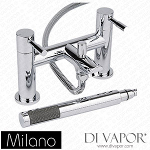 Milano BT0043C Mirage Modern Deck Mounted Bath Shower Mixer Tap Chrome Spare Parts