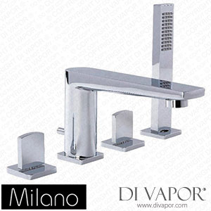 Milano BT0049C Hunston Modern Deck Mounted 4 Hole Bath Shower Mixer Tap Chrome Spare Parts