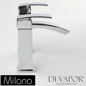 Milano BT0052C Wick Modern Deck Mounted Bath Filler Tap Chrome Spare Parts