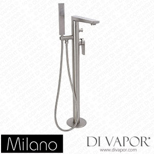 Milano BT0068N Hunston Modern Freestanding Bath Shower Mixer Tap Brushed Nickel Spare Parts