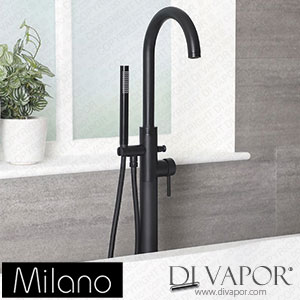 Milano BT0078-MVL Modern Round Freestanding Bath Shower Mixer Tap Spare Parts