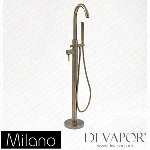 Milano BT0078ABN Monet Modern Freestanding Bath Shower Mixer Tap Antique Brass Spare Parts