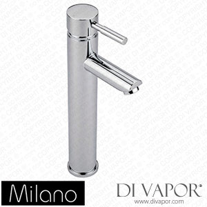 Milano BT0091C Mirage Modern High Rise Mono Basin Mixer Tap Chrome Spare Parts