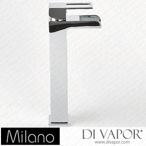 Milano BT0101C Parade Modern High Rise Basin Mixer Tap Chrome Spare Parts