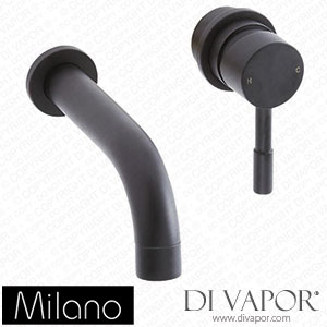 Milano BT0117BL Nero Basin Mixer Tap Black Spare Parts