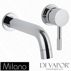 Milano BT0117C Mirage Modern Round Basin Mixer Tap Chrome Spare Parts