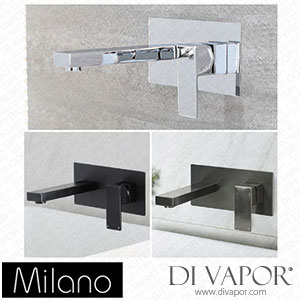 Milano BT0157-MVL Modern Square Basin Mixer Tap Spare Parts