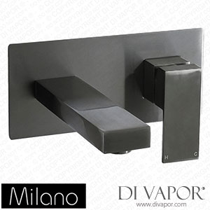 Milano BT0157G Orno Modern Basin Mixer Tap Gun Metal Grey Spare Parts