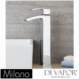 Milano BT0221C Wick Modern High Rise Mono Basin Mixer Tap Chrome Spare Parts