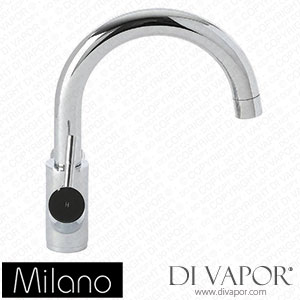 Milano BT0251C Mirage Modern Swivel Spout Mono Basin Mixer Tap Chrome Spare Parts