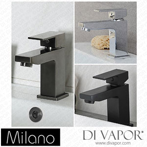 Milano BT0281-MVL Modern Square Mono Basin Mixer Tap Spare Parts