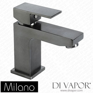 Milano BT0281G Orno Modern Mono Basin Mixer Tap Gun Metal Grey Spare Parts