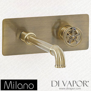 Milano BT0507AB Zandra Industrial Style Basin Mixer Tap Brushed Gold Spare Parts