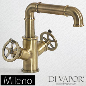 Milano BT0511AB Zandra Industrial Style Mono Basin Mixer Tap Brushed Gold Spare Parts