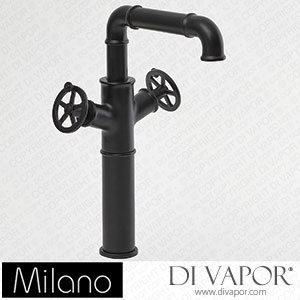 Milano BT0521BL Zandra Industrial High Mono Basin Mixer Tap Black Spare Parts