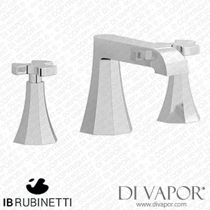 IB Rubinetti BT392CC Belmondo + Belmondo Elle Three Holes Washbasin Set with Low Spout Spare Parts