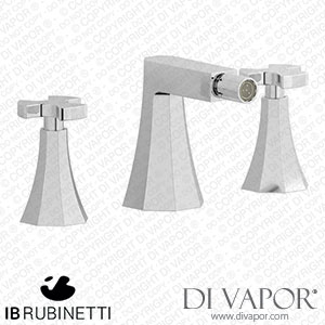 IB Rubinetti BT393CC Belmondo + Belmondo Elle Three Holes Bidet Set Spare Parts