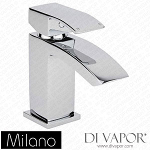 Milano BTB012 Elswick White Modern Basin with Deck Mounted Mixer TapSpare Parts