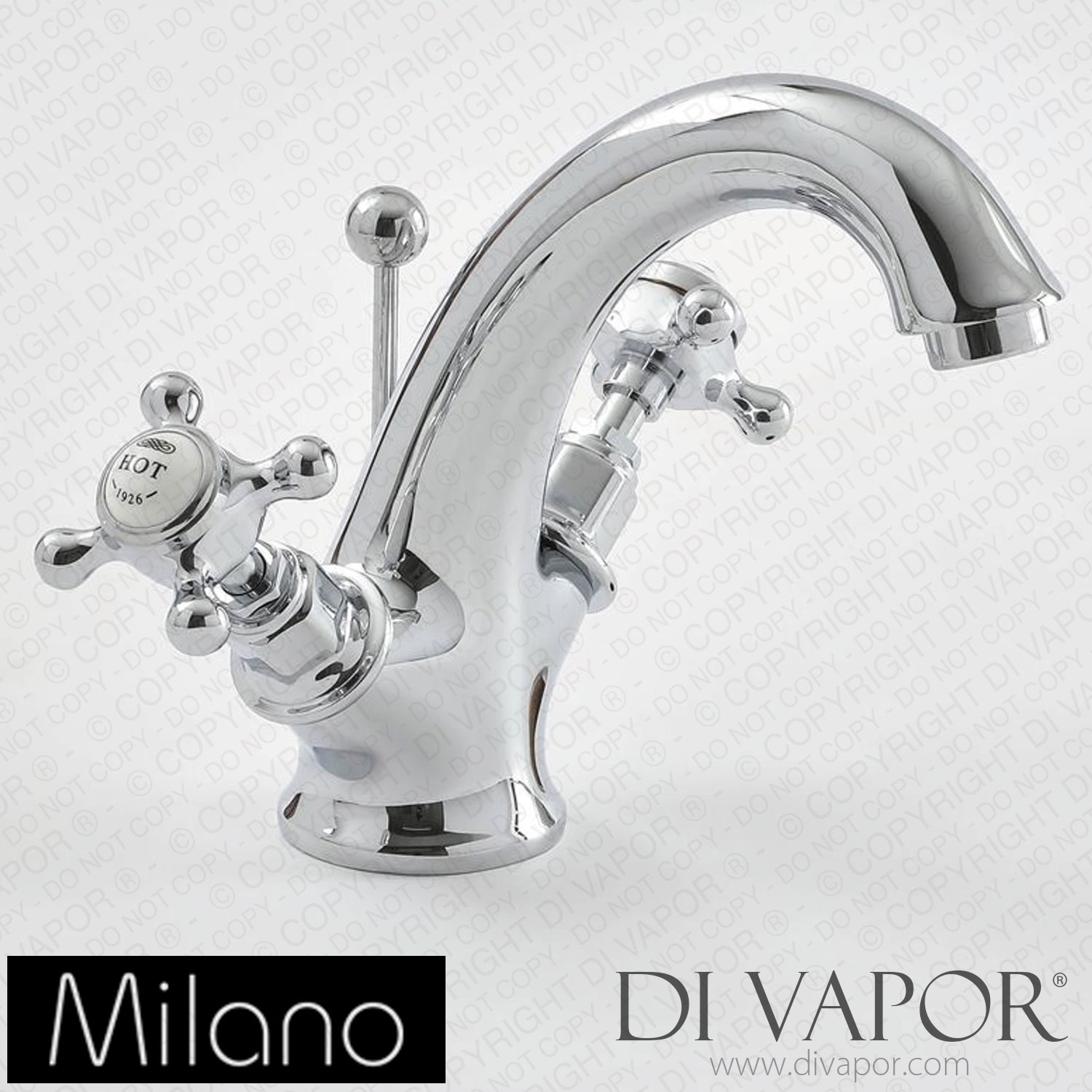 Milano BTE001CH Elizabeth Traditional Crosshead Mono Basin Mixer Tap Spare Parts