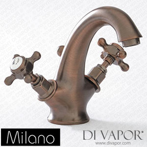 Milano BTE001ORX Elizabeth Traditional Crosshead Mono Basin Mixer Tap Bronze Spare Parts