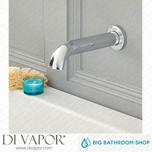 Big Bathroom Shop BTE0030C Milano Elizabeth - Traditional Wall Mounted Bath Spout - Chrome Spare Parts