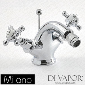 Milano BTE006CH Elizabeth Traditional Crosshead Mono Bidet Mixer Tap Spare Parts