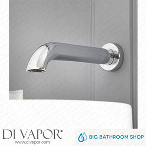 Big Bathroom Shop BTE0120C Milano Elizabeth - Traditional Wall Mounted Basin Spout - Chrome Spare Parts