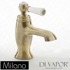 Milano BTE021ABL Elizabeth Traditional Lever Mono Basin Tap Brushed Gold Spare Parts