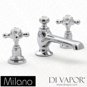 Milano BTE107CH Elizabeth Traditional Crosshead Basin Mixer Tap Spare Parts