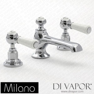 Milano BTE107LV Elizabeth Traditional Lever Basin Mixer Tap Spare Parts