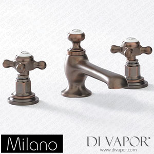 Milano BTE107ORX Elizabeth Traditional Crosshead Basin Mixer Tap Oil Rubbed Bronze Spare Parts