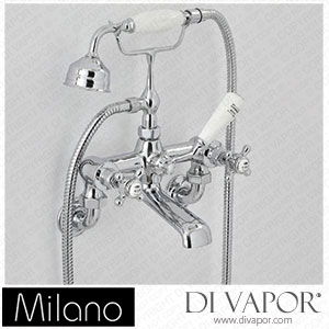 Milano BTE113CH Elizabeth Traditional Wall Bath Shower Mixer Tap Spare Parts