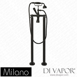 Milano BTE123BLX Elizabeth Traditional Freestanding Bath Shower Mixer Tap Black Spare Parts