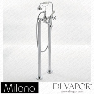 Milano BTE123CH Elizabeth Traditional Freestanding Bath Shower Mixer Tap Spare Parts