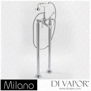 Milano BTE123LV Elizabeth Traditional Freestanding Lever Bath Shower Mixer Tap Spare Parts