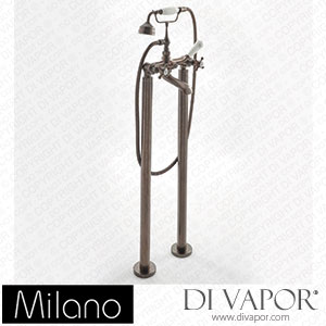 Milano BTE123ORX Elizabeth Traditional Freestanding Bath Shower Mixer Tap Bronze Spare Parts