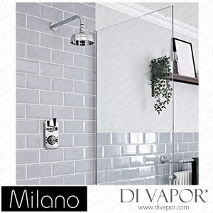 Milano BTSVC03B Elizabeth Chrome and Black Traditional Thermostatic Shower (1 Outlet) Spare Parts