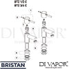 Bristan BTZ 1 2 C Spare Tech Diagram