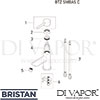 Bristan BTZ SMBAS C Mixer Spare Tech Diagram