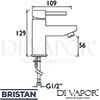 Bristan BTZ SMBAS C Mixer Spares Diagram