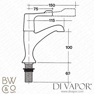 Barber Wilsons HEC106 Sink Pillar Taps Spare Parts