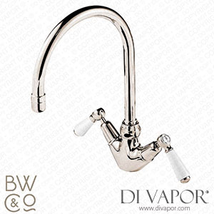 Barber Wilsons RCL1070-19 1900 Regent China Lever Single Hole Kitchen Tap with 8 Inch Spout Spare Parts