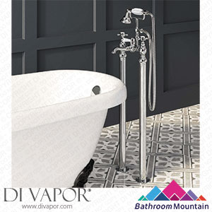 Bathroom Mountain C16054 Sherbourne Traditional Chrome Freestanding Bath Shower Mixer Tap Spare Parts