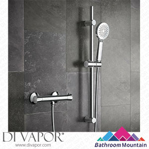 Bathroom Mountain C26002 Lismore Round Thermostatic Shower Set with Multi-function Hand Shower Spare Parts