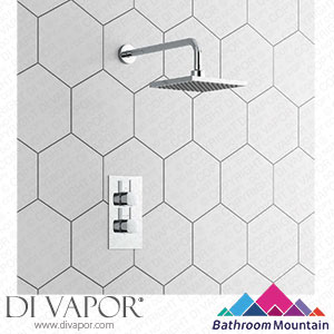 Bathroom Mountain C27005 Carrick Essential Chrome Square Thermostatic Shower Set Spare Parts