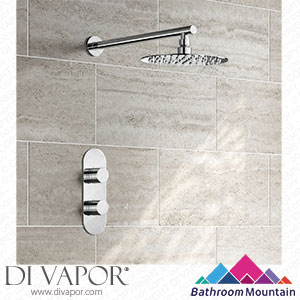 Bathroom Mountain C27015 Ballina Premium Chrome Round Thermostatic Shower Set - 200mm Head Spare Parts