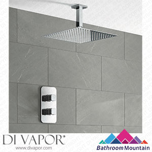 Bathroom Mountain C27034 Galway Premium Ceiling Chrome Square Thermostatic Shower Set - 300mm Head Spare Parts