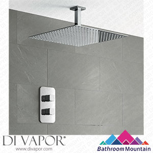 Bathroom Mountain C27035 Galway Premium Ceiling Chrome Square Thermostatic Shower Set - 400mm Head Spare Parts